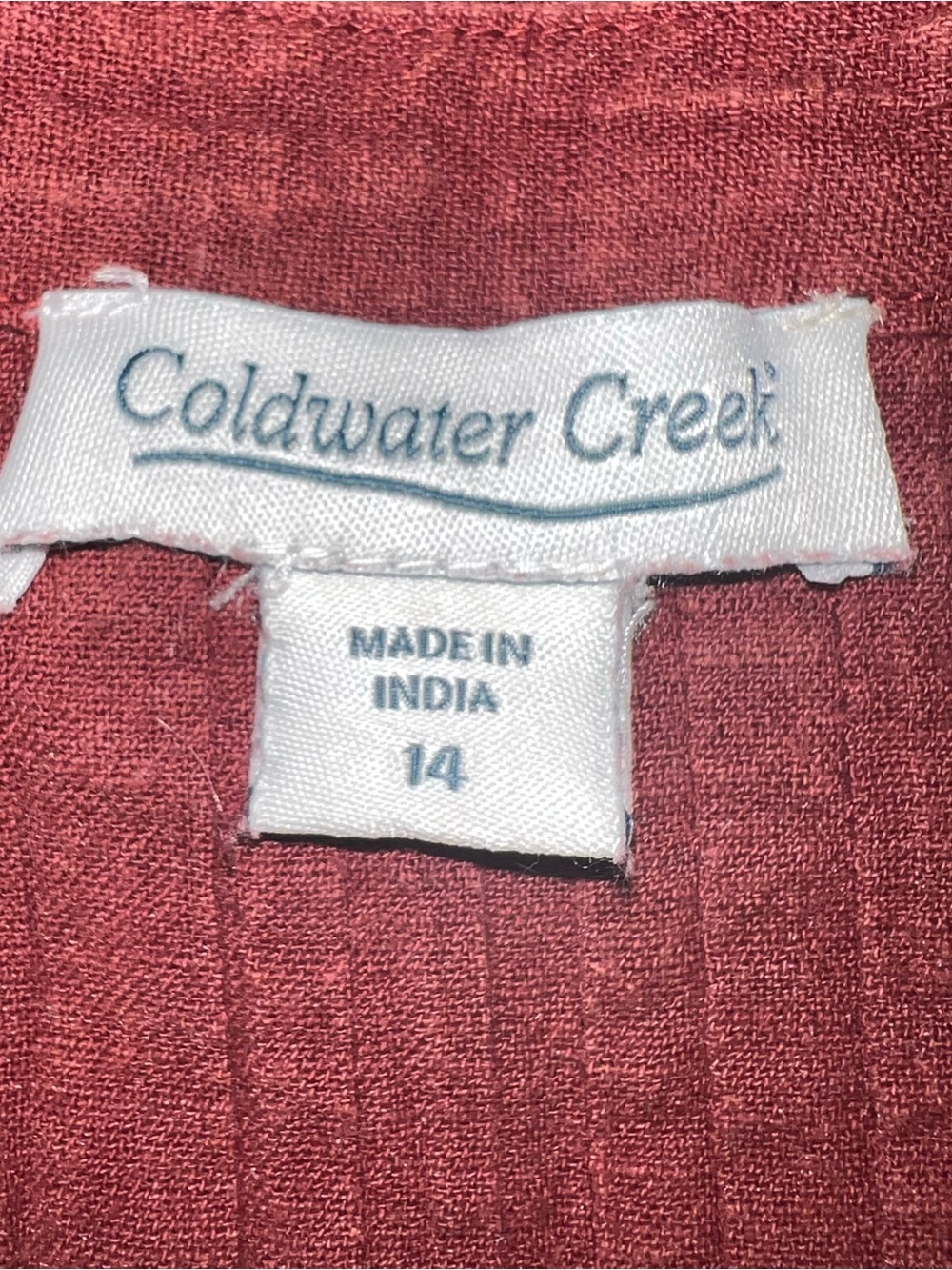 Coldwater Creek Embroidered Mountain Flora Dress Size 14 - Picture 5 of 6